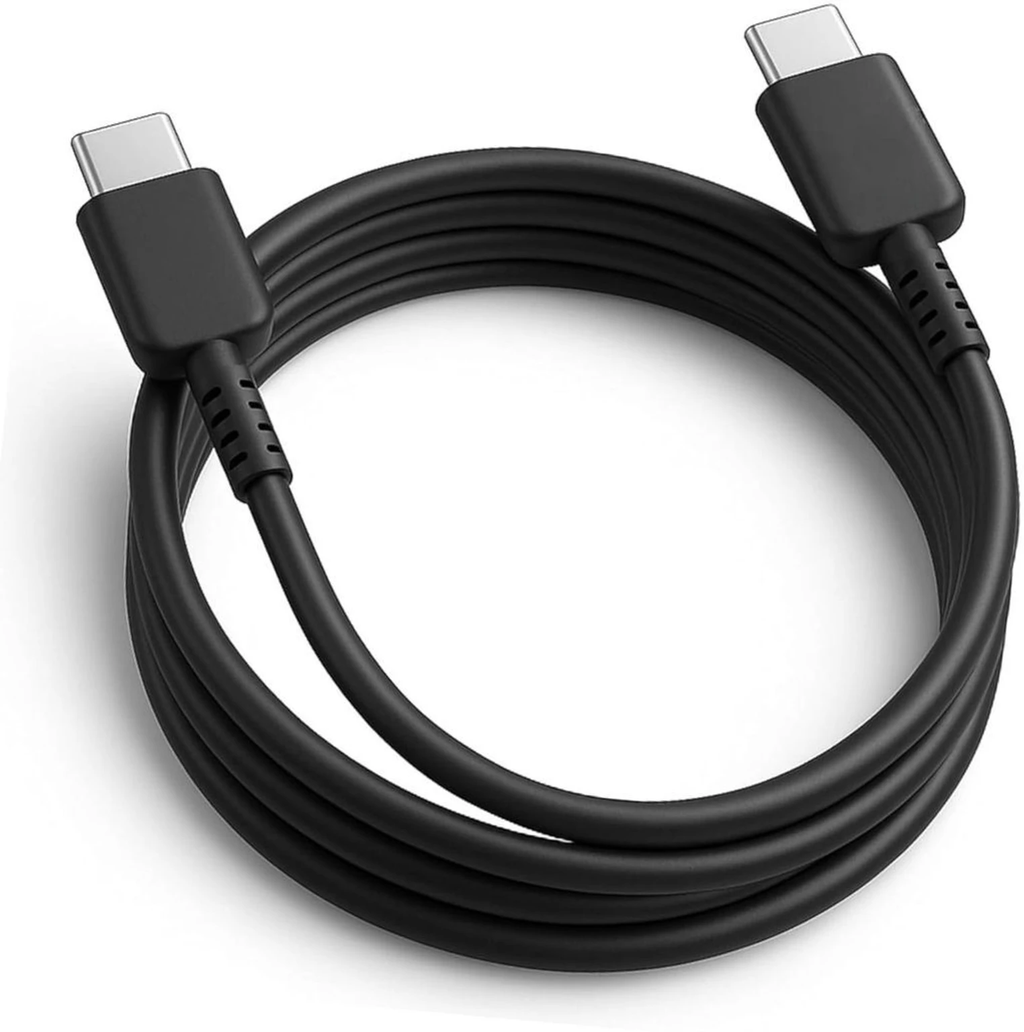 USB Type-C to Type-C Cable 1 Meter Black