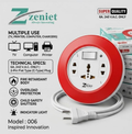 Zeniet Model 006 Multi-Socket Extension Board Red
