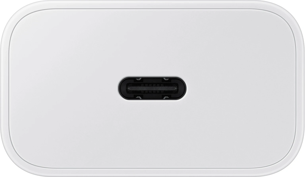 Samsung 25W Charger USB Type-C port closeup