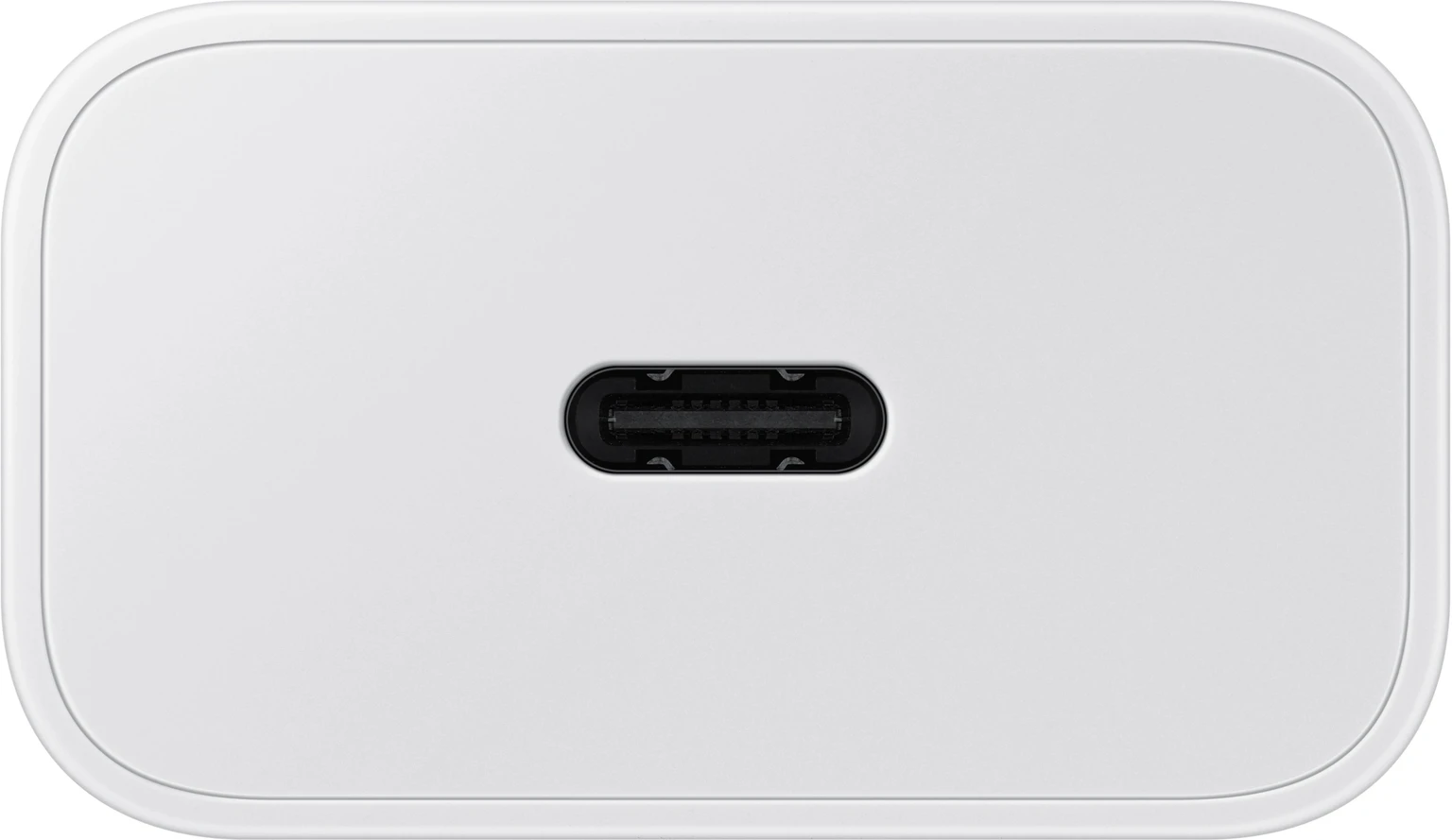 Samsung 25W Charger USB Type-C port closeup